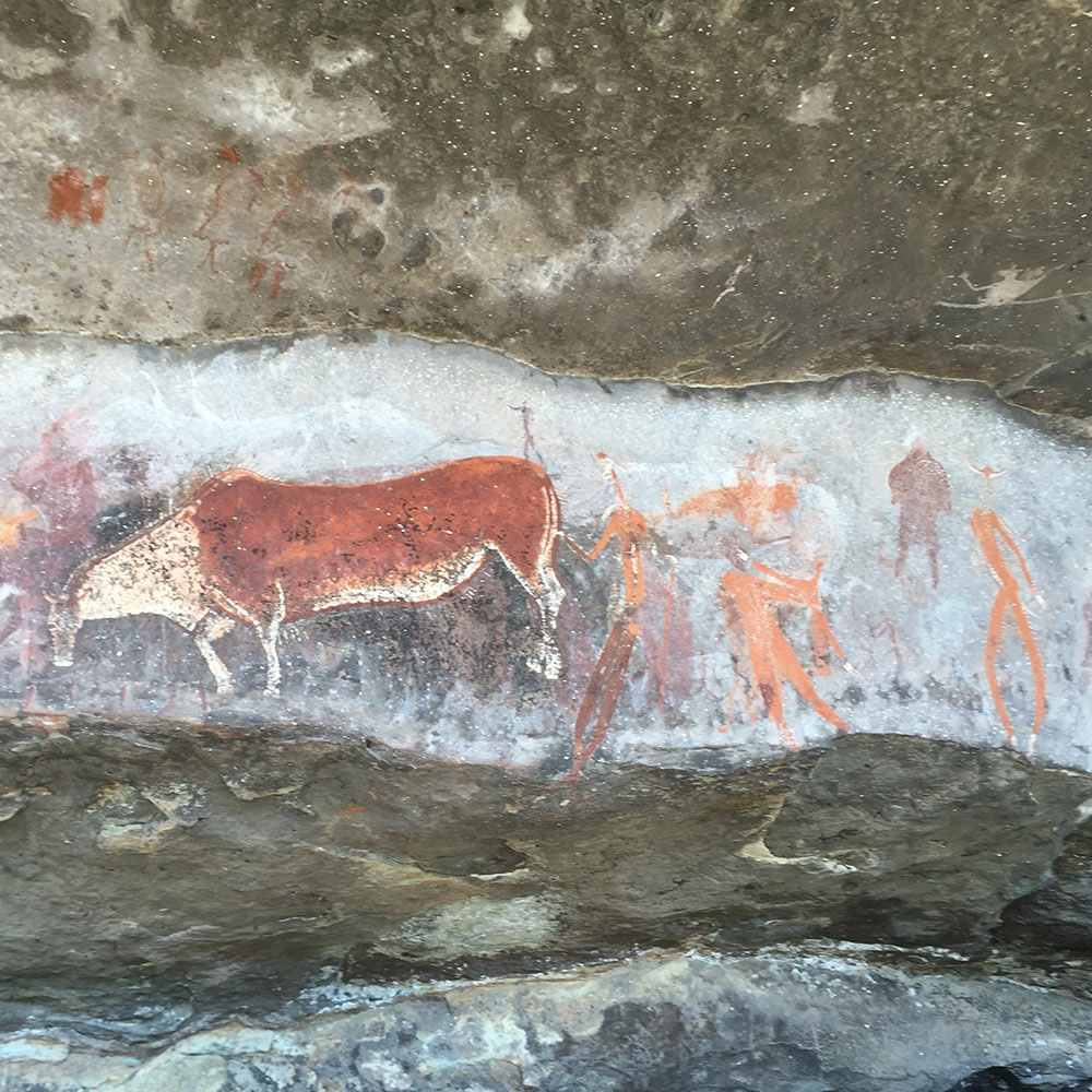 Kamberg Rock Art and village visit